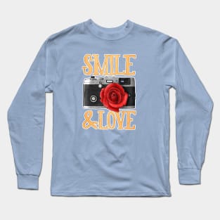 Smile and Love Long Sleeve T-Shirt